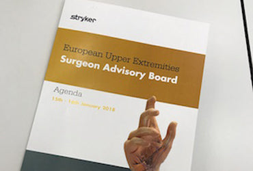 Mike attended the Stryker European Upper Extremities Surgeon Advisory Board